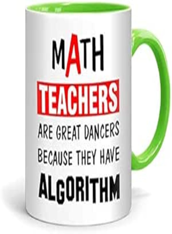 FMstyles Limited Edition Math Teachers Green Inner Mug - FMS302