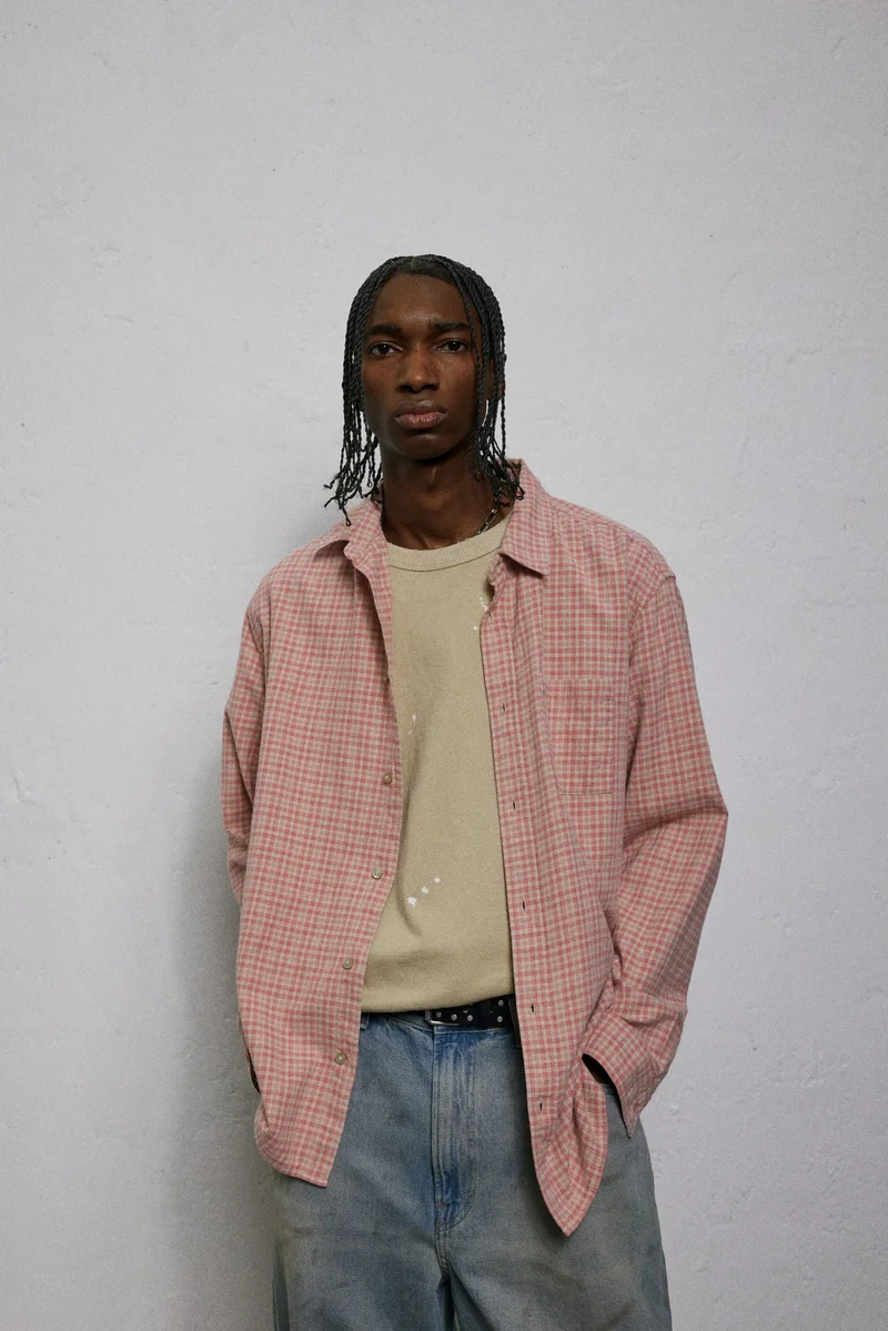 H&M Loose Fit Flannel shirt