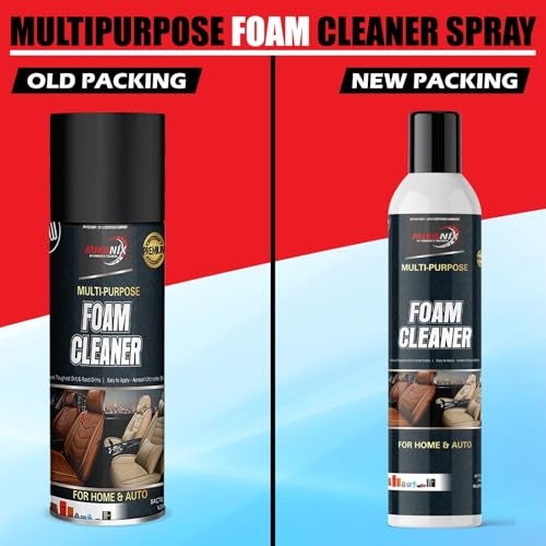 OBEROI'S TRADERS Multipurpose Foaming Car Interior & Exterior Cleaner Foam Spray For | Car Seat | Dashboard | Shoes | Sofa | Vinyl Rubber | Doors, PU/Leather (500 ml) - Image 2