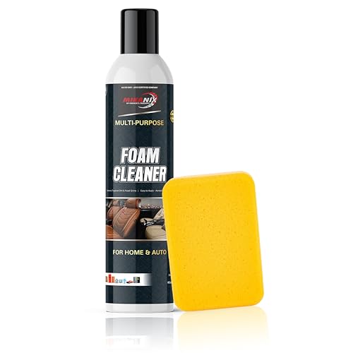 OBEROI'S TRADERS Multipurpose Foaming Car Interior & Exterior Cleaner Foam Spray For | Car Seat | Dashboard | Shoes | Sofa | Vinyl Rubber | Doors, PU/Leather (500 ml) - Image 1