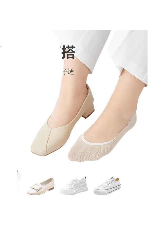 Free Go Freego Disposable Socks, Women'S Cotton Breathable Sports Socks, Travel Accessories, Women'S Boat Socks, 5 Pairs, Colorful - Image 2