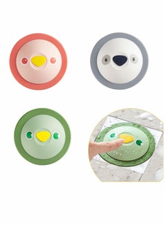 Excefore Silicone Drain Stopper, Cartoon Hair Catcher Bathtub Drain Stopper Protectors CoverSilicone Drain Stopper, Cartoon Hair Catcher Bathtub Drain Stopper Protectors Cover Easy to Install and Clean Suit fo  - Image 1