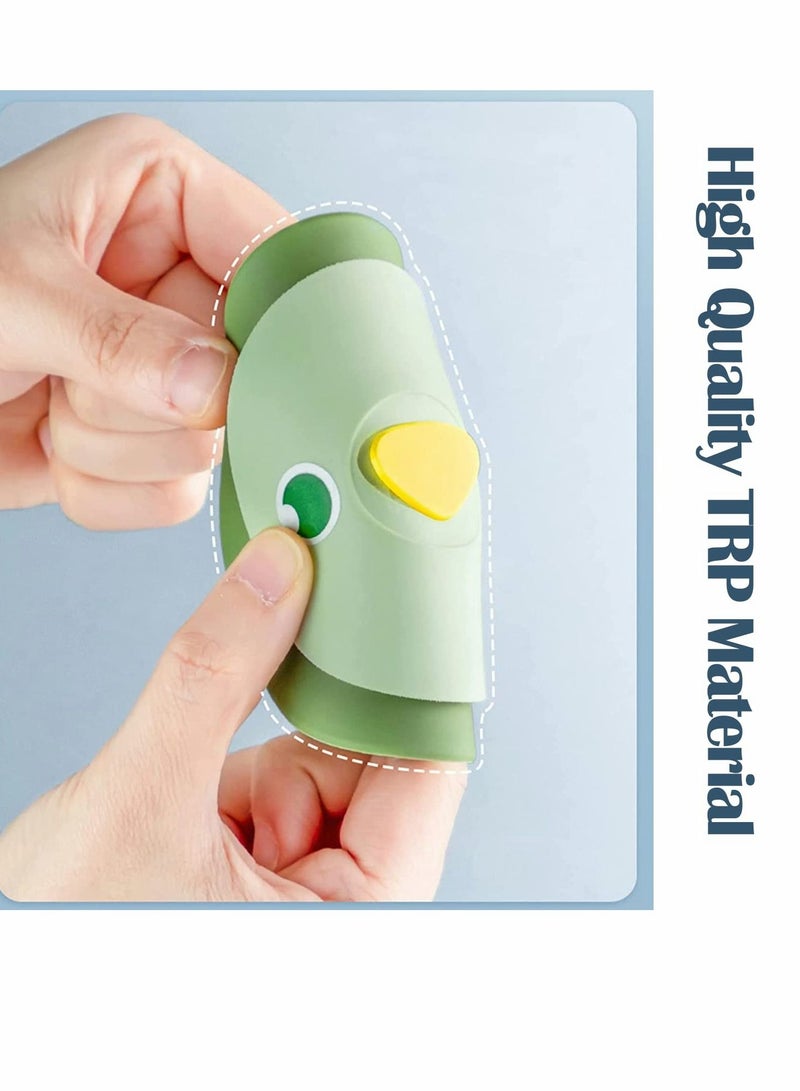 Excefore Silicone Drain Stopper, Cartoon Hair Catcher Bathtub Drain Stopper Protectors CoverSilicone Drain Stopper, Cartoon Hair Catcher Bathtub Drain Stopper Protectors Cover Easy to Install and Clean Suit fo - Image 2