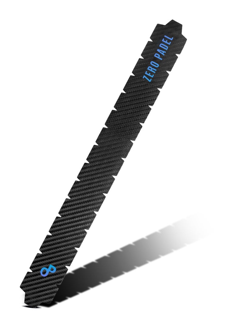 Zero Padel Racket Protector, Carbon Fiber Texture – Medium | Lightweight & Durable for Maximum Edge Protection | Universal Fit, Easy to Apply - Image 5