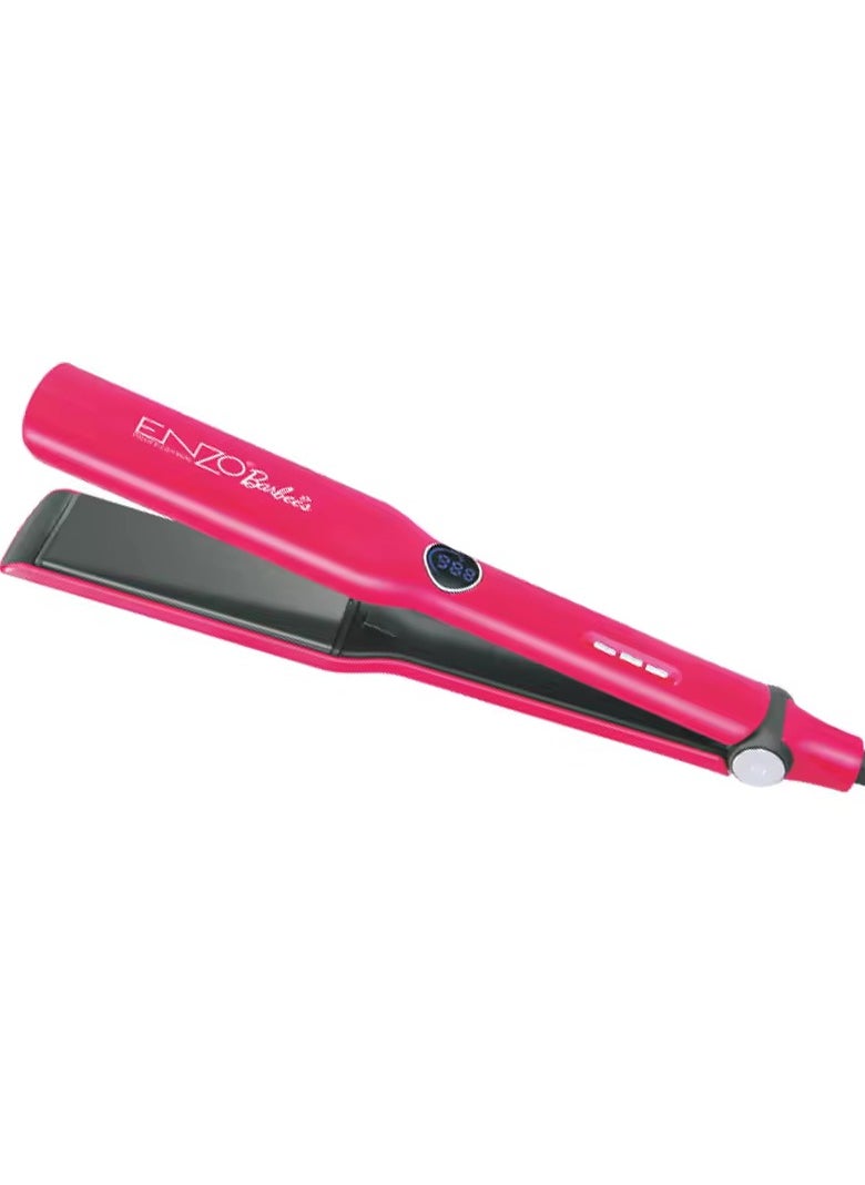 ENZO Professional - ENZO EN-20171 Barbee Hair Straightener - Professional Flat Iron with Ceramic Plates, Fast Heat-Up, Adjustable Temperature, and Swivel Cord - International Version - Image 1