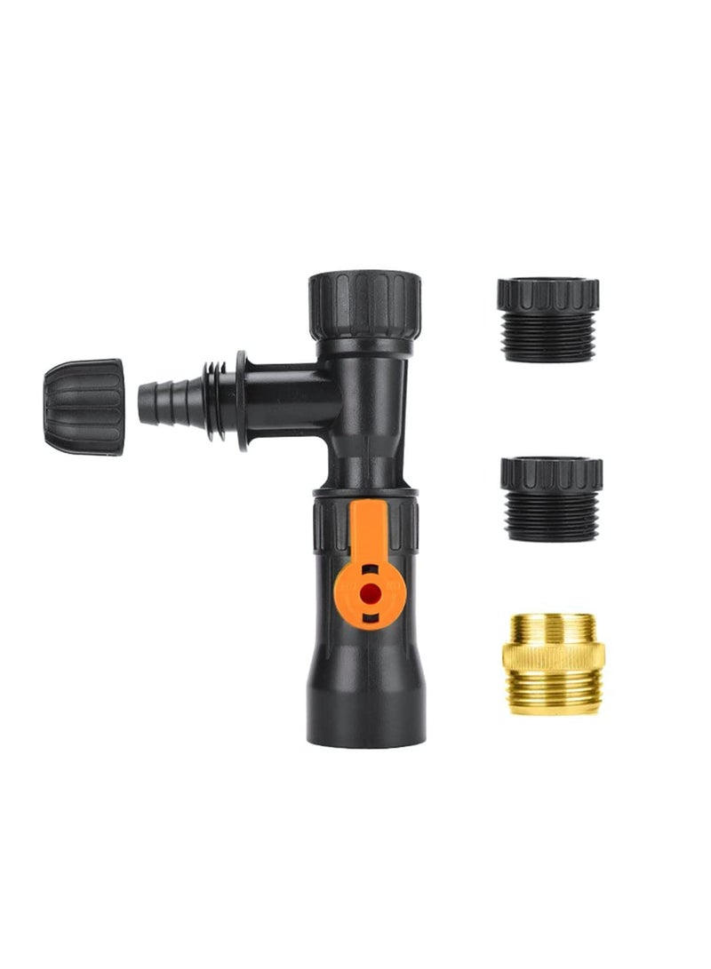 SYOSI Aquarium Faucet Adaptor, SYOSI Tank Water Changer Accessories Replacement Faucet Pump for Fish Tank Aquarium Cleaner - Image 1