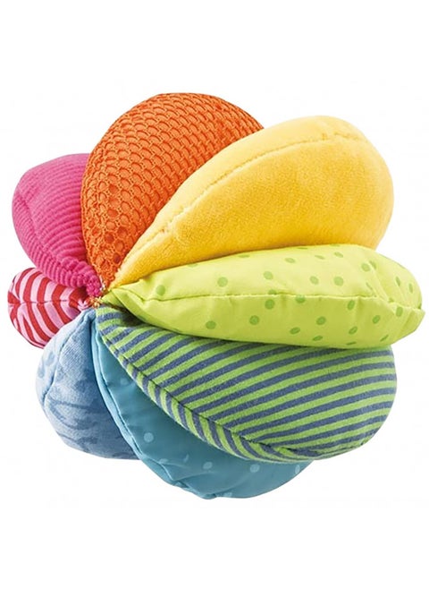HABA Rainbow Fabric Ball - Machine Washable with 8 Different Sensory Affects