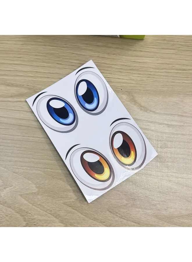 Type B Robot Eye Stickers Self Adhesive Removable PVC Decals For DIY Robotics Home Decor - Image 3