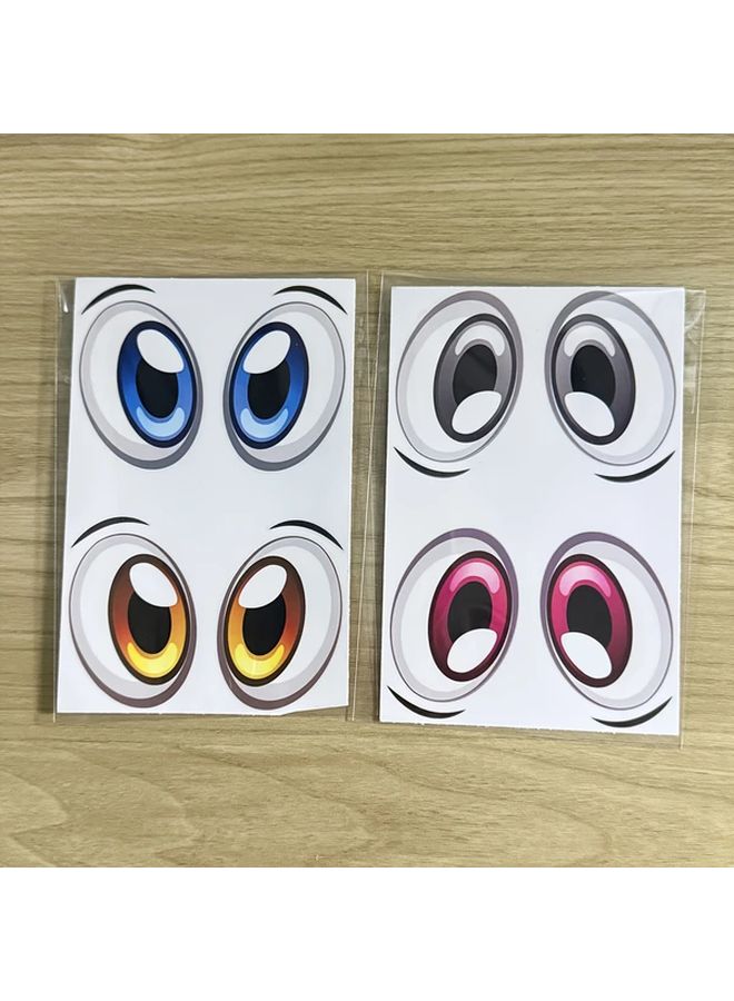 Type B Robot Eye Stickers Self Adhesive Removable PVC Decals For DIY Robotics Home Decor - Image 1