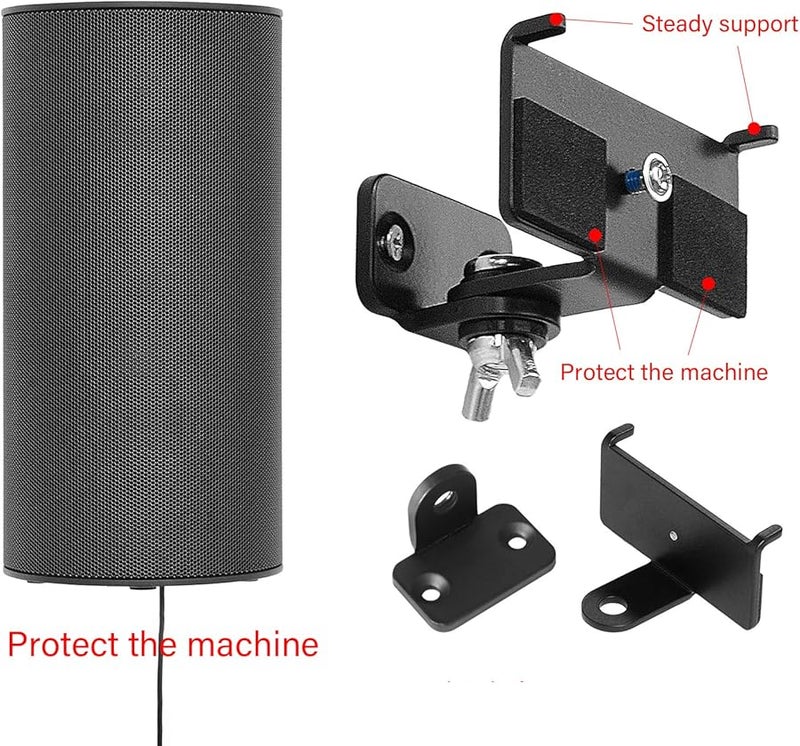 Sturdy Metal Invisible Mount Bracket Shock Absorption Easy Setup For Home Theater Devices - Image 3