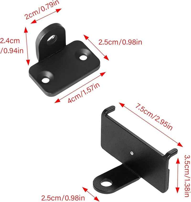 Sturdy Metal Invisible Mount Bracket Shock Absorption Easy Setup For Home Theater Devices - Image 4