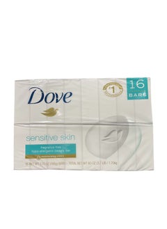 Unilever Dove Sensitive Bar 3 75 Oz 16 Bars  - Image 1