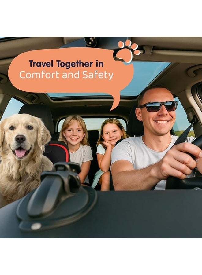 Front Seat Dog Cover for Car, Truck & SUV - Waterproof, Non-Slip Pet Car Seat Cover for Dogs - Durable, Easy to Install & Clean, Front Passenger Seat Protector for Pets & Vehicles - Image 2