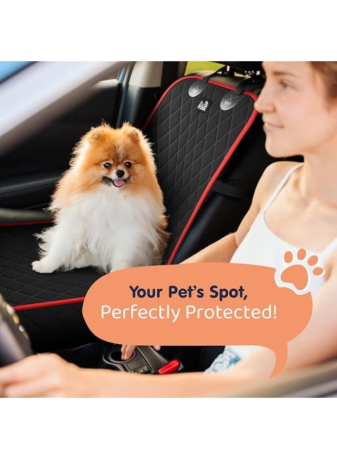 Front Seat Dog Cover for Car, Truck & SUV - Waterproof, Non-Slip Pet Car Seat Cover for Dogs - Durable, Easy to Install & Clean, Front Passenger Seat Protector for Pets & Vehicles - Image 4