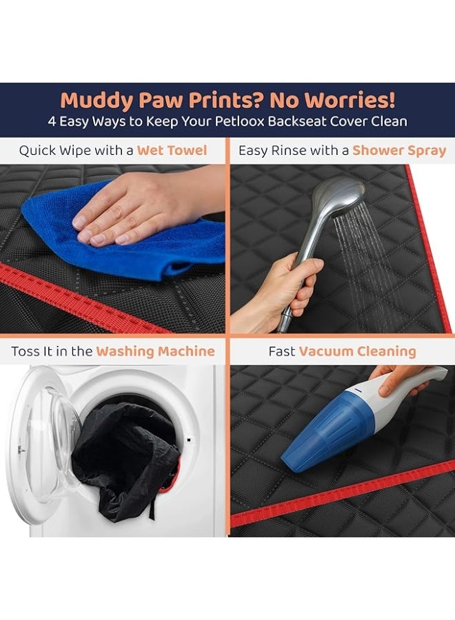 Front Seat Dog Cover for Car, Truck & SUV - Waterproof, Non-Slip Pet Car Seat Cover for Dogs - Durable, Easy to Install & Clean, Front Passenger Seat Protector for Pets & Vehicles - Image 3