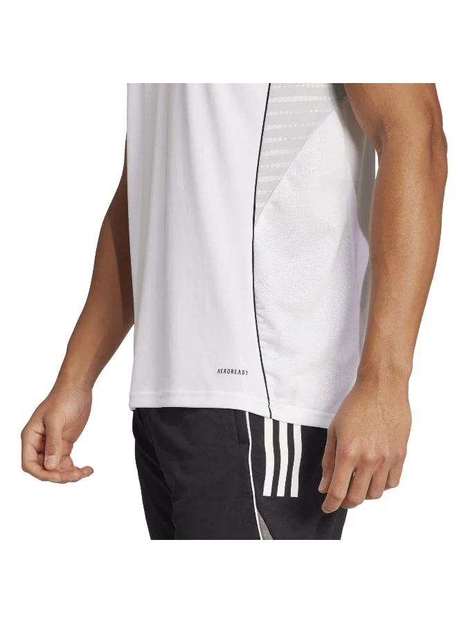 adidas تيشيرت كرة قدم تيرو 25 سي للرجال أبيض مقاس XS