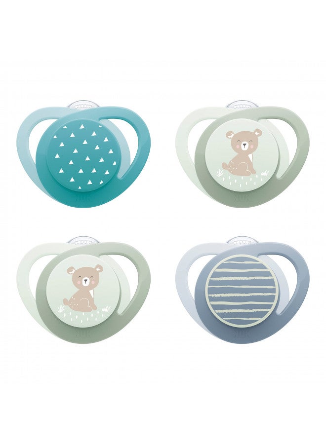 NUK Orthodontic Pacifier, 4-Pack, 6-18 Months - Image 1