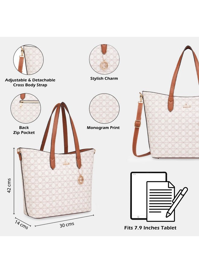 Lavie Lavie Women's Monoprint Hailon Tote Bag | Ladies Purse Handbag  - Image 3