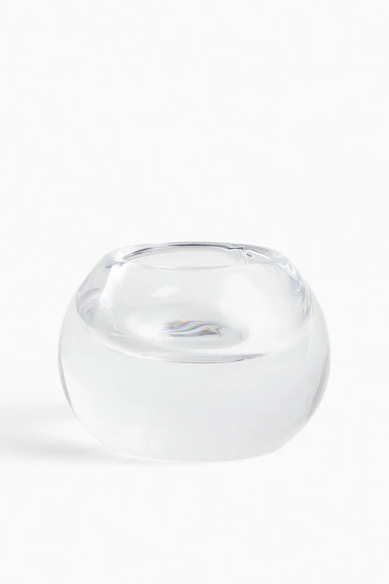 H&M Glass tealight holder