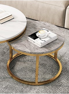 NKX 2 Round Coffee Table With Metal Frame  - Image 4