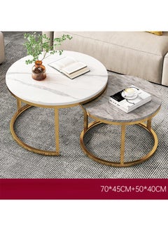 NKX 2 Round Coffee Table With Metal Frame  - Image 2
