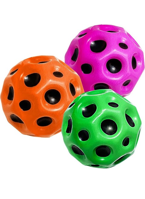 Space Ball, High Bouncing Ball, Super High Bouncing Space Ball, Improve Hand-Eye Coordination,Easy to Grip and Catch