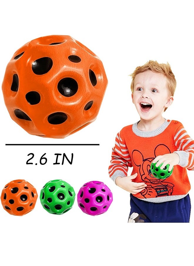 Space Ball, High Bouncing Ball, Super High Bouncing Space Ball, Improve Hand-Eye Coordination,Easy to Grip and Catch