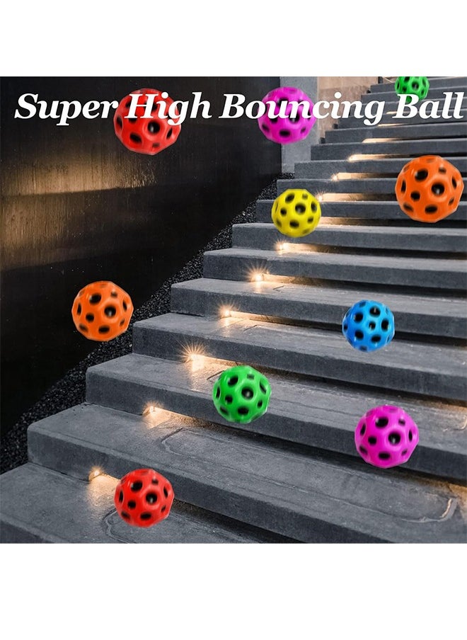 Space Ball, High Bouncing Ball, Super High Bouncing Space Ball, Improve Hand-Eye Coordination,Easy to Grip and Catch