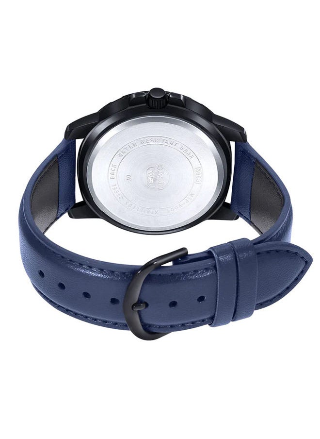 CASIO Leather Analog Watch MTP-VD01BL-2BVUDF  - Image 2