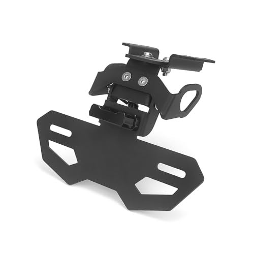 GZDLMoto For YZF R7 Tail Tidy License Plate Holder Fender Eliminator Kits Fits For YAMAHA YZF-R7 MT-07 FZ-07 2021-2024, Rear License Plate Bracket W/Lights and Turn Signal Mounting Holes (Black) - Image 5