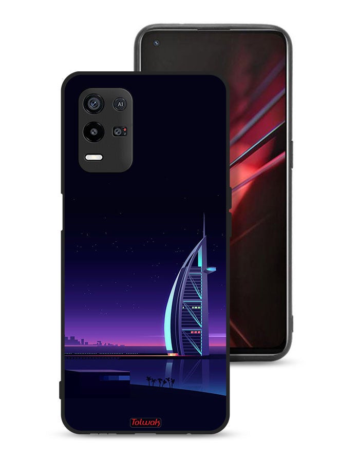 Tolwak Oppo K9x Protective Case Cover Burj Arab Digital Art - Image 1