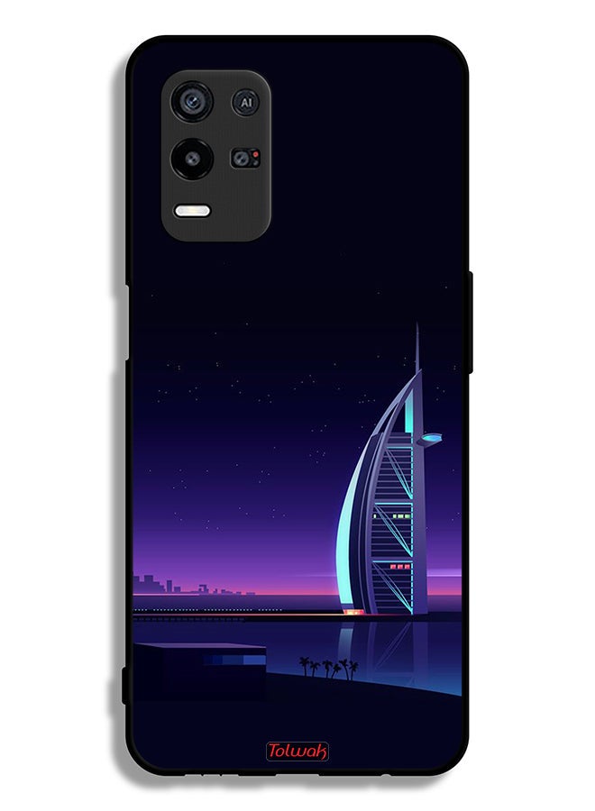 Tolwak Oppo K9x Protective Case Cover Burj Arab Digital Art - Image 2