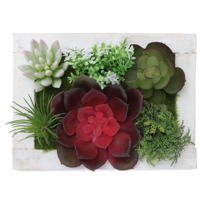 2 pcs Imitation Wood Picture Frame Home Wall Decoration - Image 1