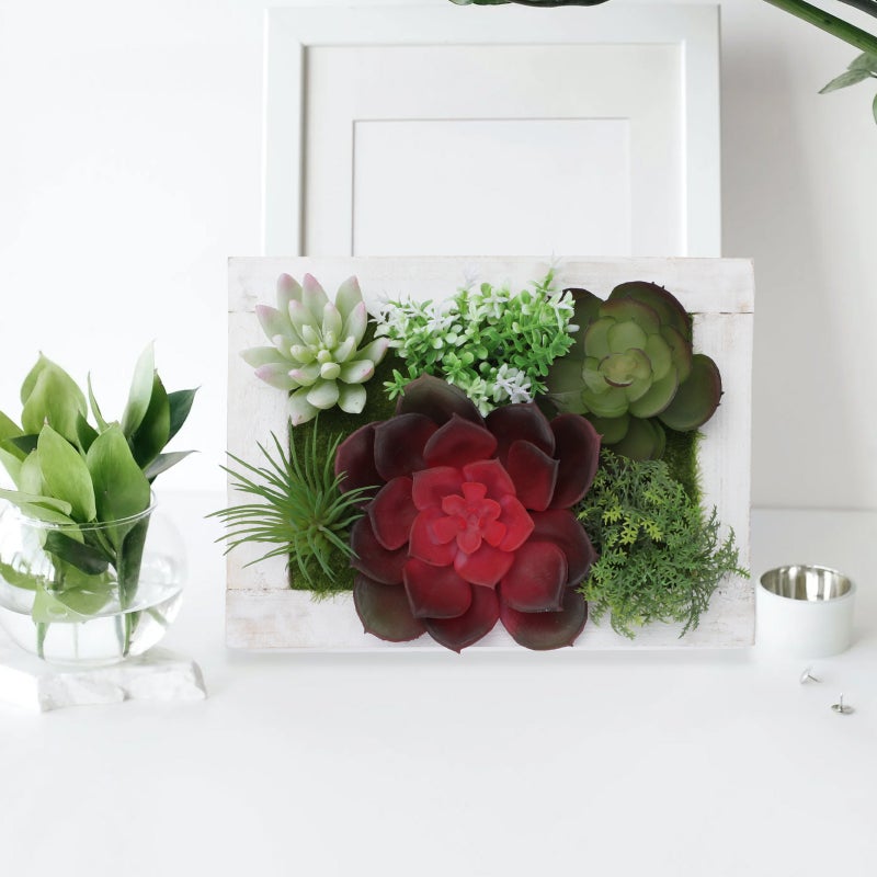 2 pcs Imitation Wood Picture Frame Home Wall Decoration - Image 2