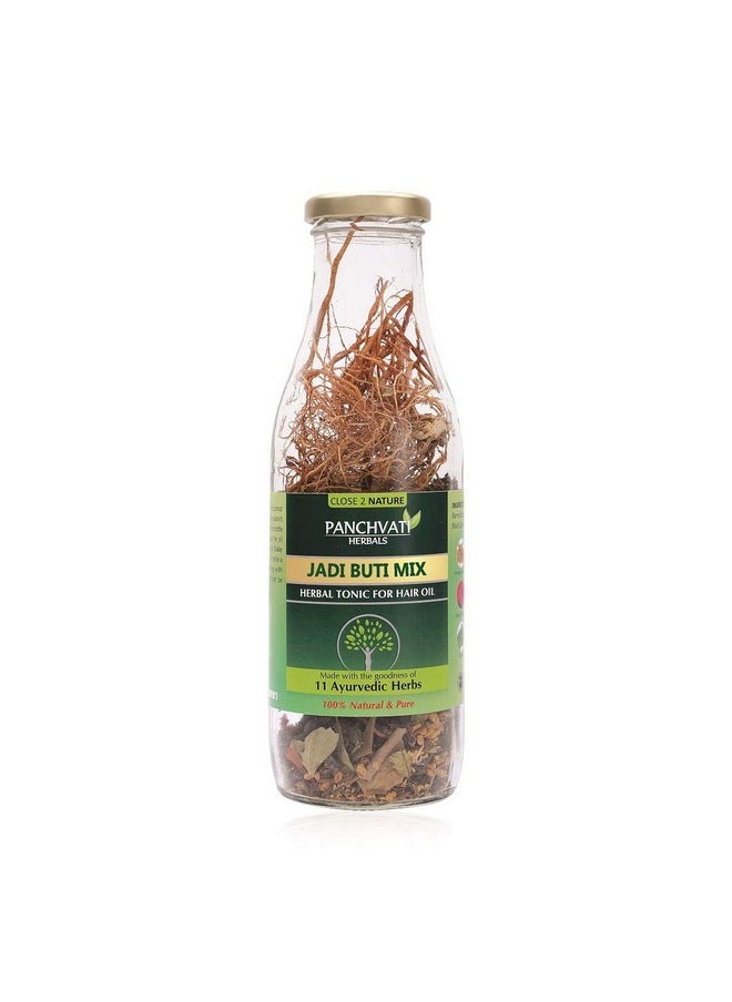 Panchvati Herbals Make Your Own Hair Oil Dry Jadi Buti Mix (11 Ayurvedic Herbs, 100% Herbals & Plant Derived) For Complete Hair Care  - Image 1