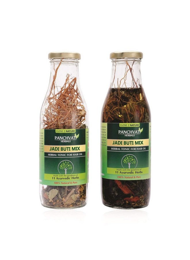 Panchvati Herbals Make Your Own Hair Oil Dry Jadi Buti Mix (11 Ayurvedic Herbs, 100% Herbals & Plant Derived) For Complete Hair Care  - Image 3