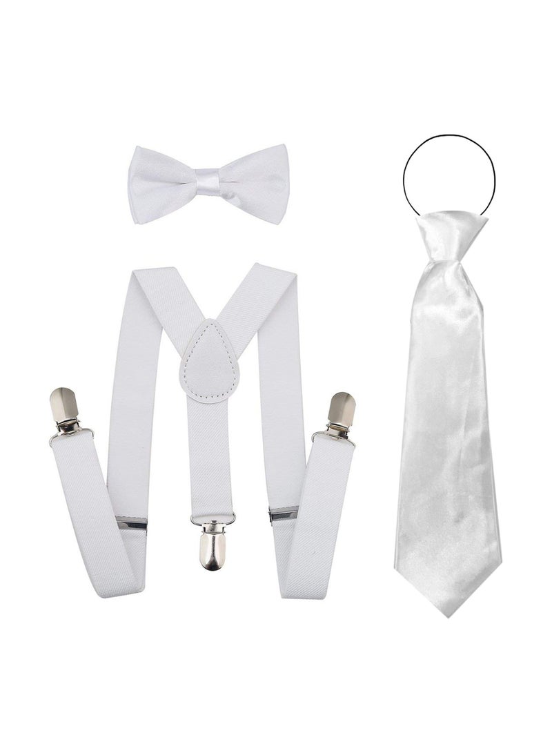 Adjustable Kids Y Suspender Bowtie Necktie Sets for 6 Months to 13 Year Old Boys & Girls  - Image 4