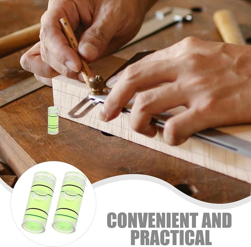10Pcs Mini Bubble Spirit Level High Accuracy Small Cylindrical Level Indicators - Image 4