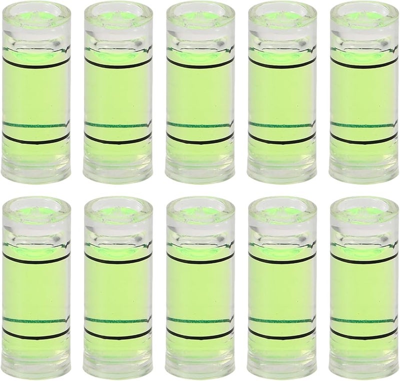 10Pcs Mini Bubble Spirit Level High Accuracy Small Cylindrical Level Indicators - Image 2