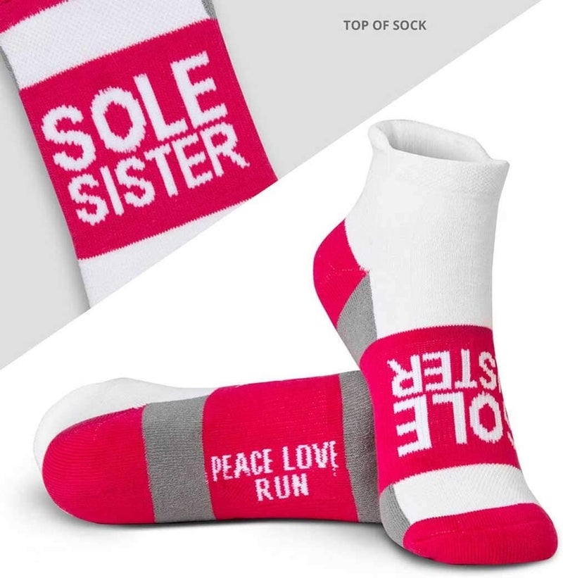 Gone For a Run Inspirational Ankle Socks for Women - Affirmation - Fun Running Socks - Runners Gifts & Motivation - Image 2