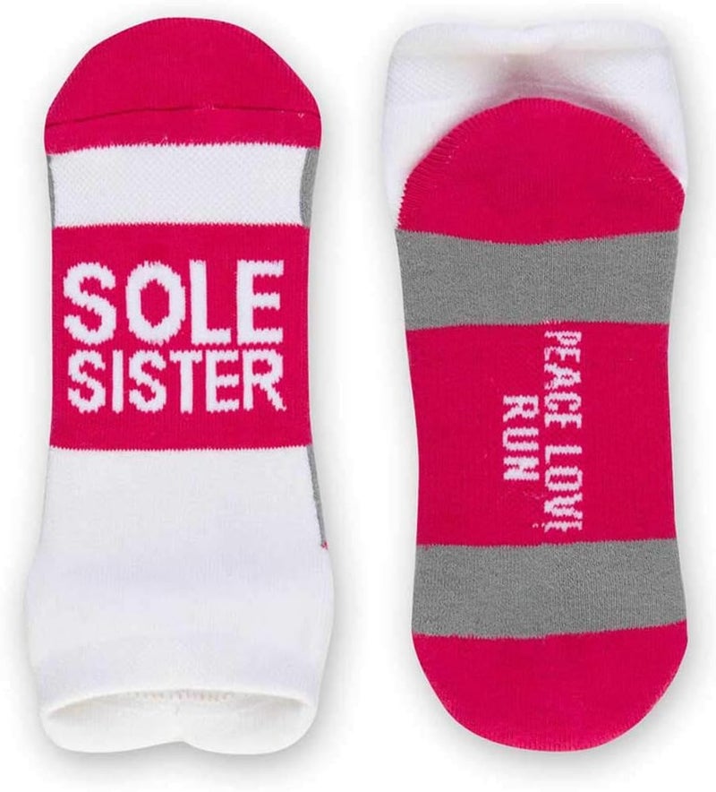 Gone For a Run Inspirational Ankle Socks for Women - Affirmation - Fun Running Socks - Runners Gifts & Motivation - Image 1