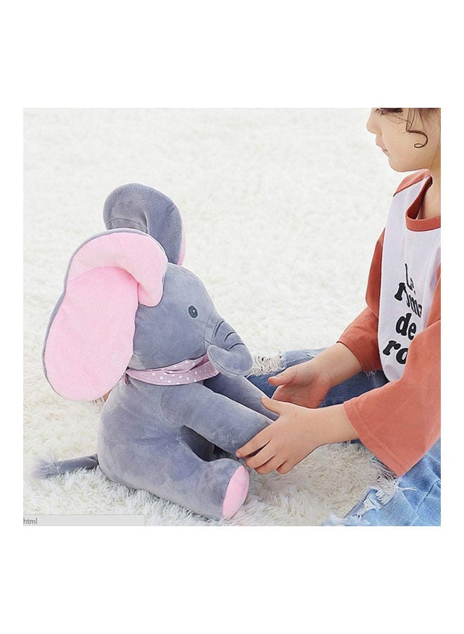 Talking And  Singing  Elephant  Stuffed Plush Doll  Toys 30cm - Image 3