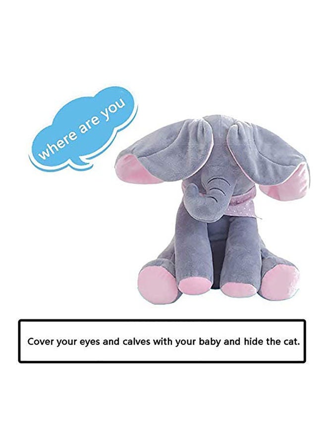 Talking And  Singing  Elephant  Stuffed Plush Doll  Toys 30cm - Image 4