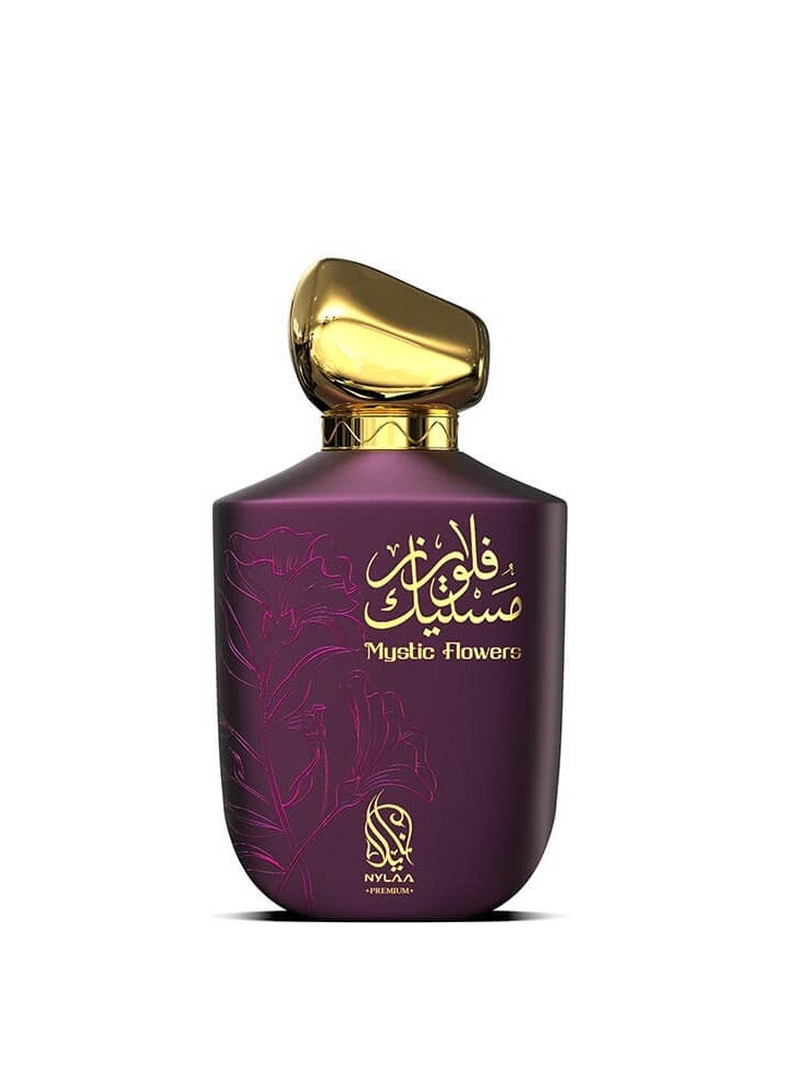 NYLAA Mystic Flowers Eau De Parfum For Unisex - 100 ML - Image 2