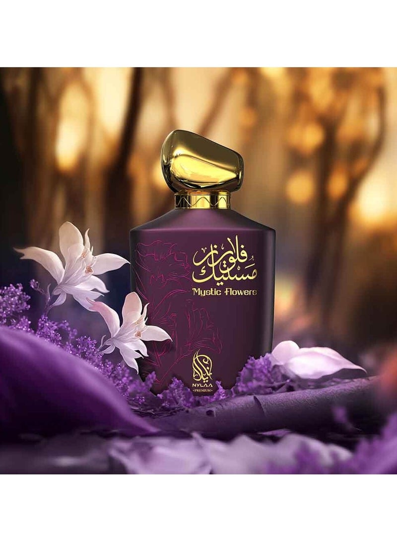 NYLAA Mystic Flowers Eau De Parfum For Unisex - 100 ML - Image 3