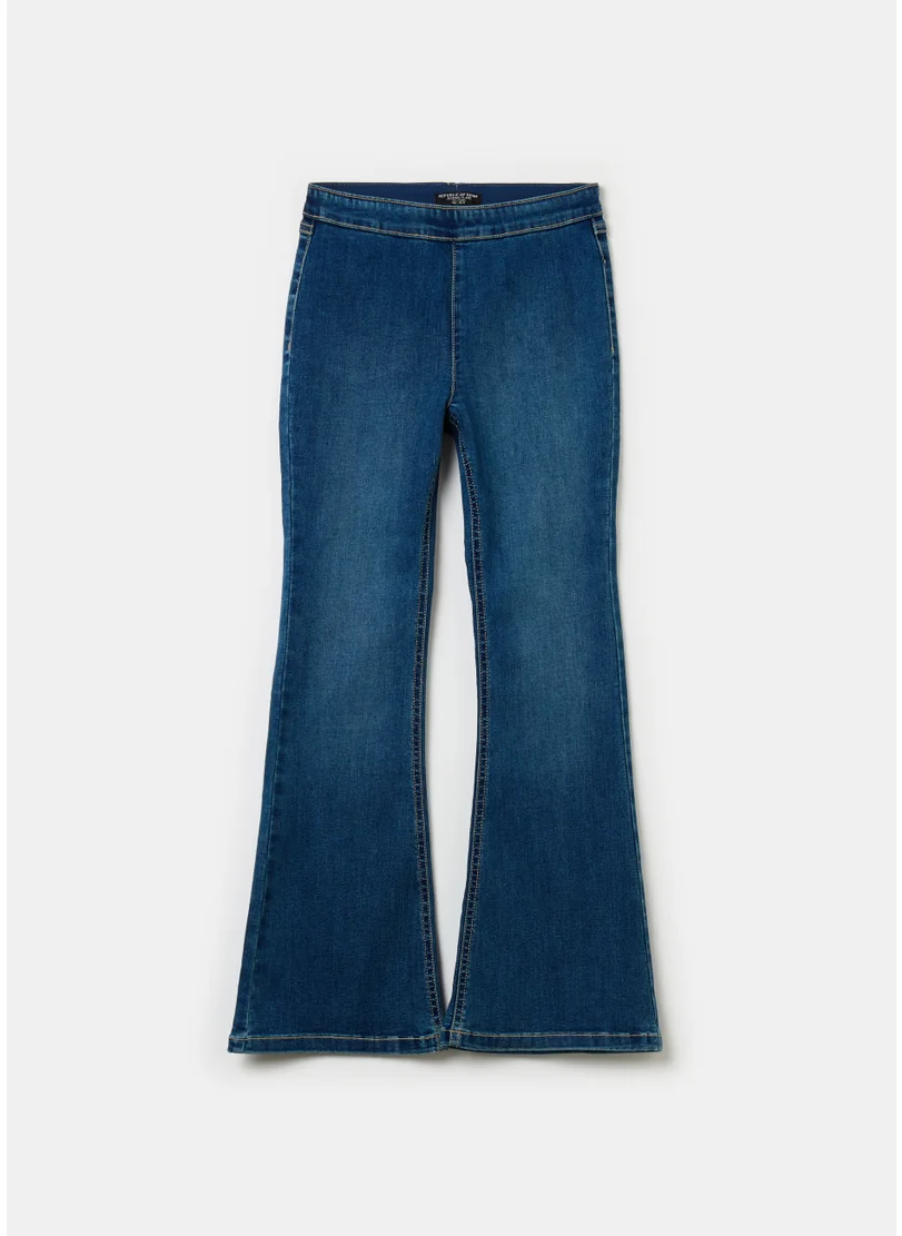 Ovs Flare-fit jeggings with pockets