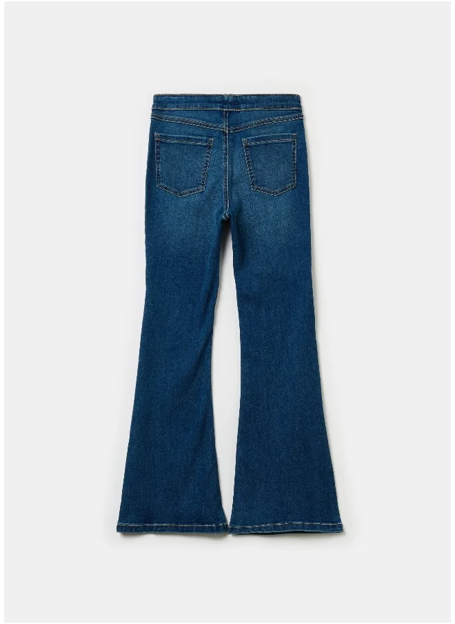 Ovs Flare-fit jeggings with pockets