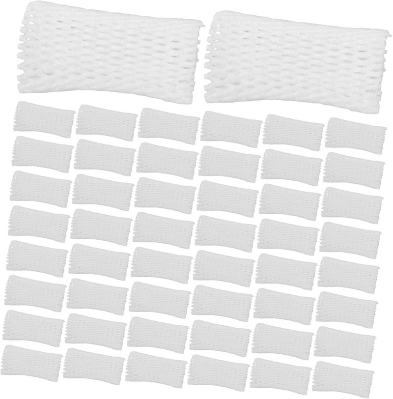 HANABASS 1Pack Foam Mesh Egg Protective Sleeves Shock Absorbent Pockets for Safe Egg Storage Reusable Garden Netting for Fruits Excellent Airflow Elasticity - Image 1