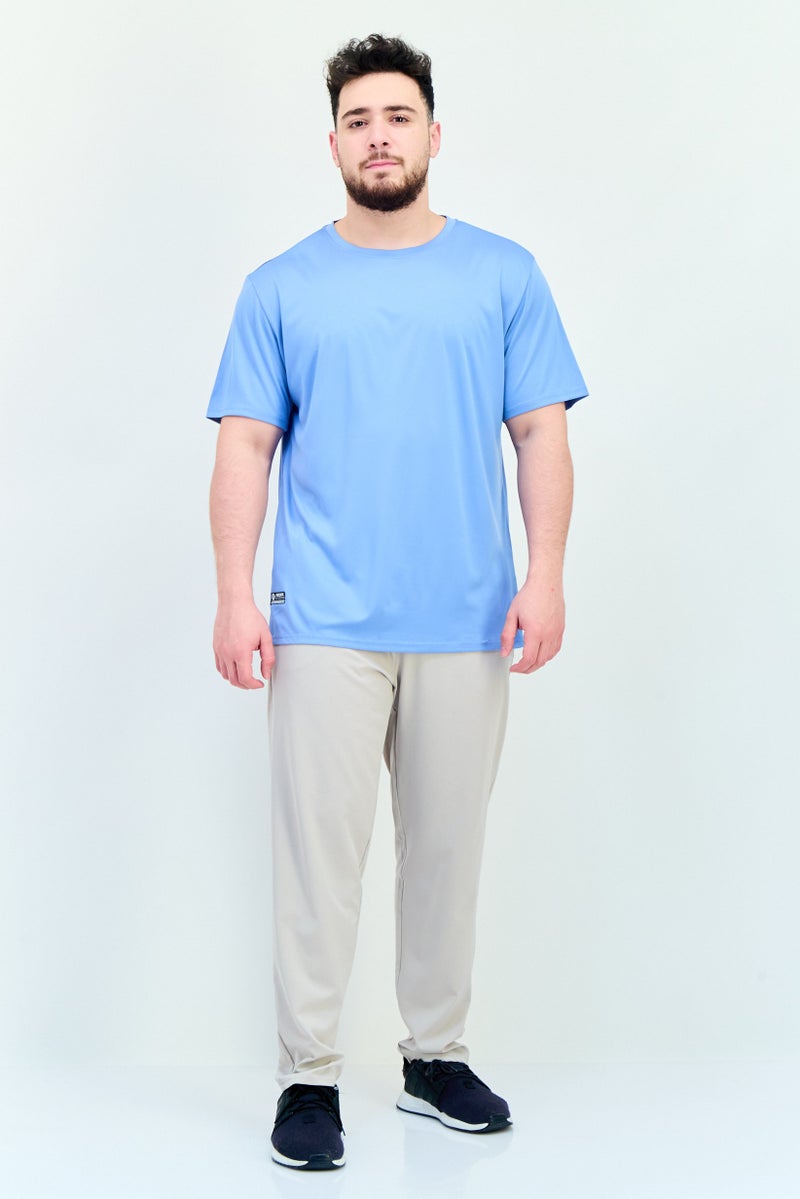 RBX تي شيرت رياضي للرجال بأكمام قصيرة، لون أزرق جذاب - Image 4