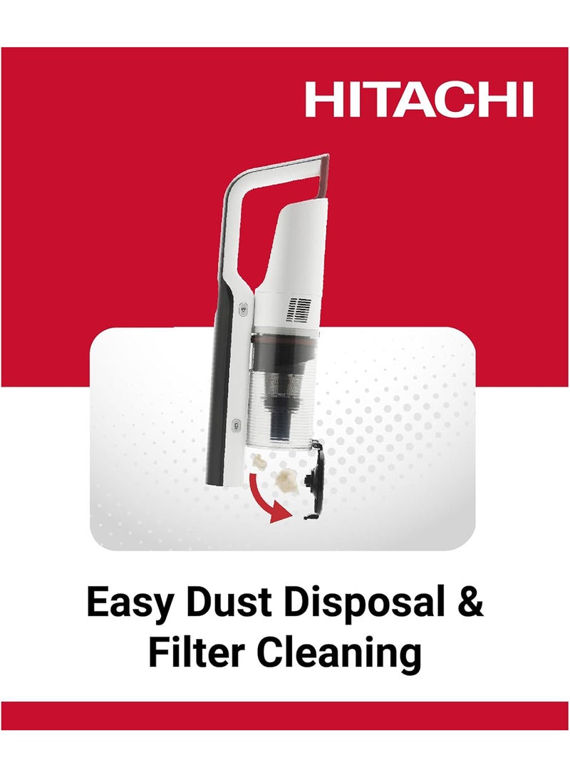 هيتاشي مكنسة كهربائية هيتاشي PV-X90NPWH، بيضاء - Image 5